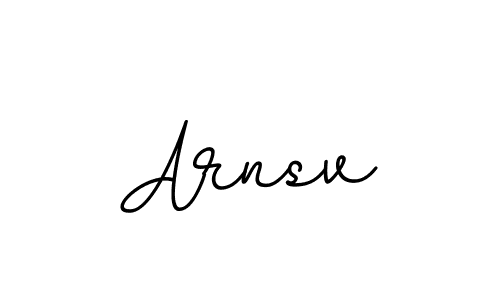 How to make Arnsv name signature. Use BallpointsItalic-DORy9 style for creating short signs online. This is the latest handwritten sign. Arnsv signature style 11 images and pictures png