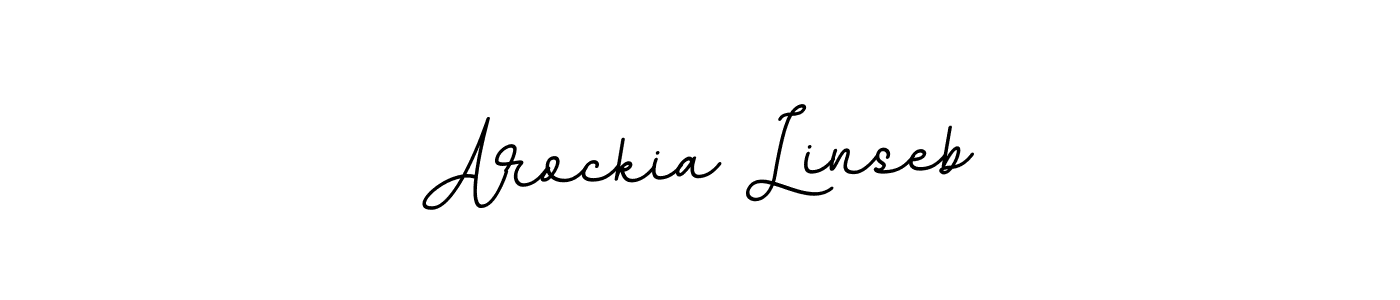 Make a short Arockia Linseb signature style. Manage your documents anywhere anytime using BallpointsItalic-DORy9. Create and add eSignatures, submit forms, share and send files easily. Arockia Linseb signature style 11 images and pictures png