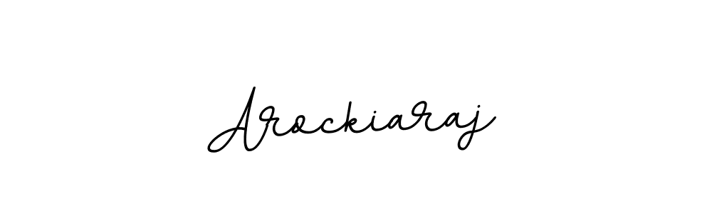 How to make Arockiaraj name signature. Use BallpointsItalic-DORy9 style for creating short signs online. This is the latest handwritten sign. Arockiaraj signature style 11 images and pictures png