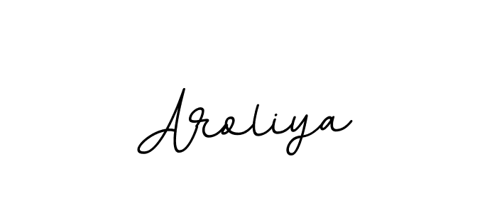 Create a beautiful signature design for name Aroliya. With this signature (BallpointsItalic-DORy9) fonts, you can make a handwritten signature for free. Aroliya signature style 11 images and pictures png