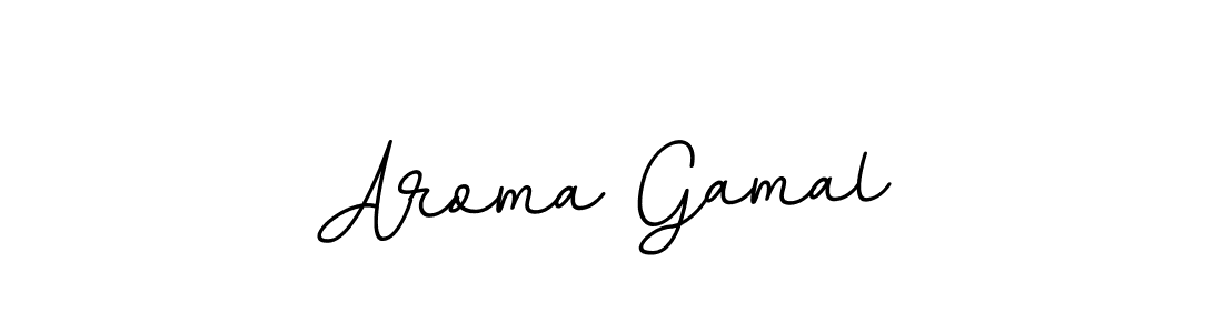 if you are searching for the best signature style for your name Aroma Gamal. so please give up your signature search. here we have designed multiple signature styles  using BallpointsItalic-DORy9. Aroma Gamal signature style 11 images and pictures png