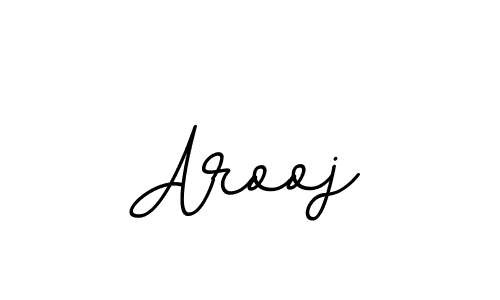 Make a beautiful signature design for name Arooj. With this signature (BallpointsItalic-DORy9) style, you can create a handwritten signature for free. Arooj signature style 11 images and pictures png