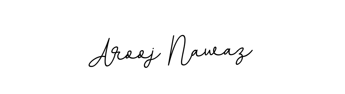 Also You can easily find your signature by using the search form. We will create Arooj Nawaz name handwritten signature images for you free of cost using BallpointsItalic-DORy9 sign style. Arooj Nawaz signature style 11 images and pictures png