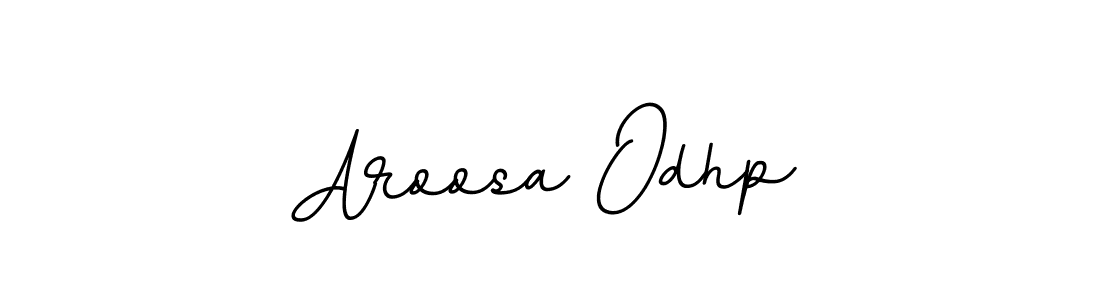 Use a signature maker to create a handwritten signature online. With this signature software, you can design (BallpointsItalic-DORy9) your own signature for name Aroosa Odhp. Aroosa Odhp signature style 11 images and pictures png