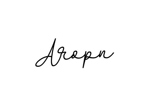 Use a signature maker to create a handwritten signature online. With this signature software, you can design (BallpointsItalic-DORy9) your own signature for name Aropn. Aropn signature style 11 images and pictures png