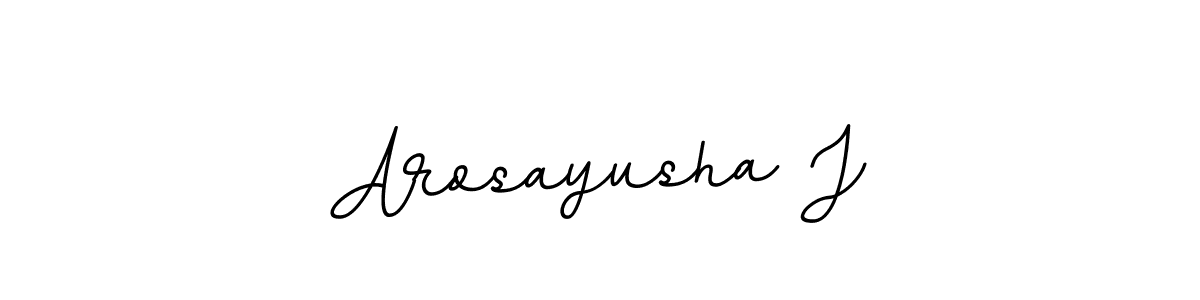 Similarly BallpointsItalic-DORy9 is the best handwritten signature design. Signature creator online .You can use it as an online autograph creator for name Arosayusha J. Arosayusha J signature style 11 images and pictures png