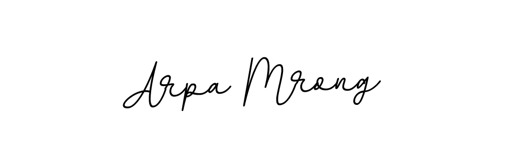 Make a beautiful signature design for name Arpa Mrong. With this signature (BallpointsItalic-DORy9) style, you can create a handwritten signature for free. Arpa Mrong signature style 11 images and pictures png