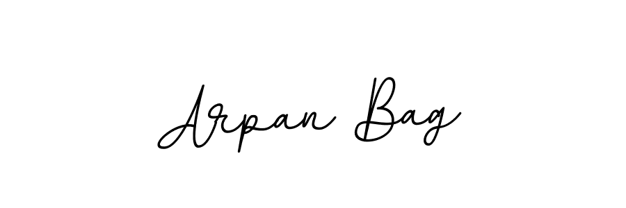 The best way (BallpointsItalic-DORy9) to make a short signature is to pick only two or three words in your name. The name Arpan Bag include a total of six letters. For converting this name. Arpan Bag signature style 11 images and pictures png