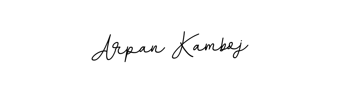 Arpan Kamboj stylish signature style. Best Handwritten Sign (BallpointsItalic-DORy9) for my name. Handwritten Signature Collection Ideas for my name Arpan Kamboj. Arpan Kamboj signature style 11 images and pictures png