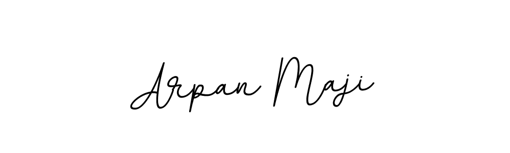 Design your own signature with our free online signature maker. With this signature software, you can create a handwritten (BallpointsItalic-DORy9) signature for name Arpan Maji. Arpan Maji signature style 11 images and pictures png