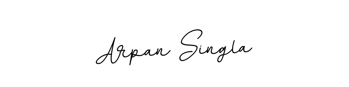 It looks lik you need a new signature style for name Arpan Singla. Design unique handwritten (BallpointsItalic-DORy9) signature with our free signature maker in just a few clicks. Arpan Singla signature style 11 images and pictures png