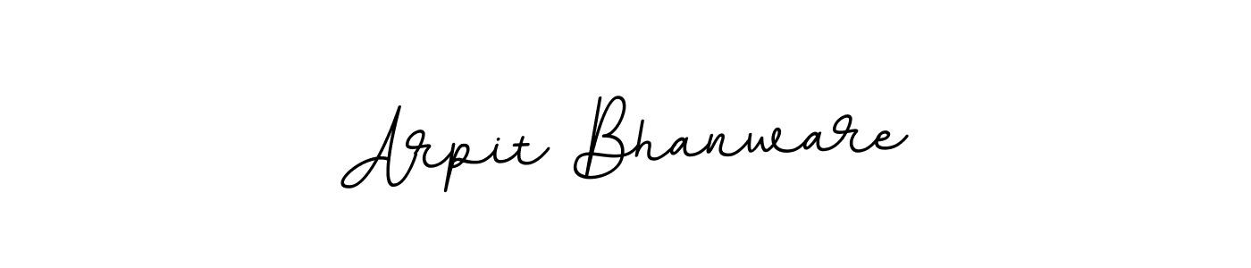 Use a signature maker to create a handwritten signature online. With this signature software, you can design (BallpointsItalic-DORy9) your own signature for name Arpit Bhanware. Arpit Bhanware signature style 11 images and pictures png