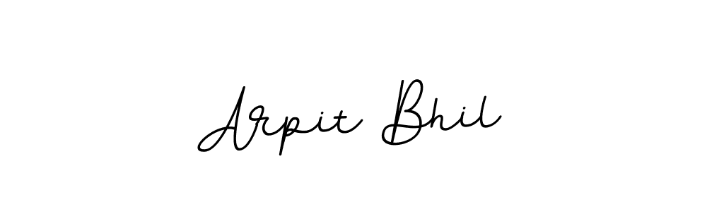 Arpit Bhil stylish signature style. Best Handwritten Sign (BallpointsItalic-DORy9) for my name. Handwritten Signature Collection Ideas for my name Arpit Bhil. Arpit Bhil signature style 11 images and pictures png