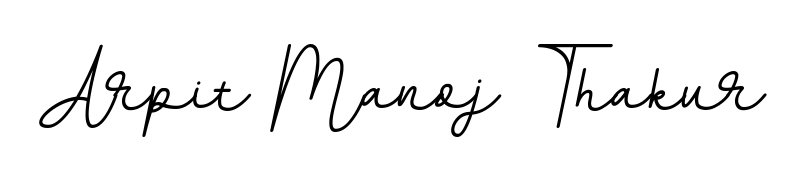See photos of Arpit Manoj Thakur official signature. Check more albums & portfolios. Read reviews & check more about BallpointsItalic-DORy9 font. Arpit Manoj Thakur signature style 11 images and pictures png