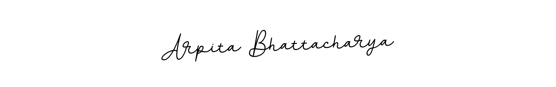 Design your own signature with our free online signature maker. With this signature software, you can create a handwritten (BallpointsItalic-DORy9) signature for name Arpita Bhattacharya. Arpita Bhattacharya signature style 11 images and pictures png