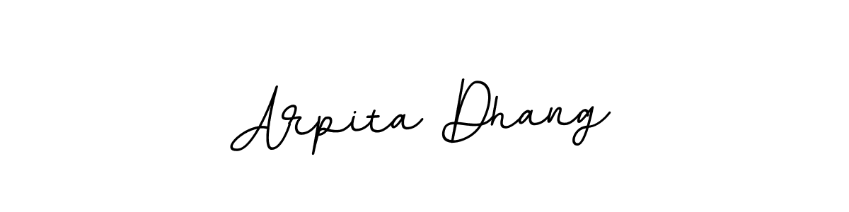 Arpita Dhang stylish signature style. Best Handwritten Sign (BallpointsItalic-DORy9) for my name. Handwritten Signature Collection Ideas for my name Arpita Dhang. Arpita Dhang signature style 11 images and pictures png