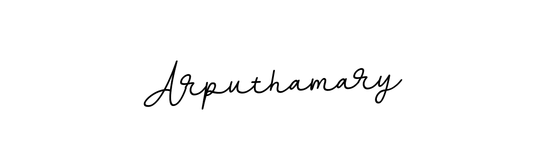 Create a beautiful signature design for name Arputhamary. With this signature (BallpointsItalic-DORy9) fonts, you can make a handwritten signature for free. Arputhamary signature style 11 images and pictures png