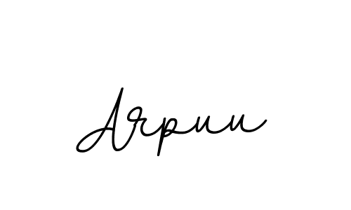 Make a beautiful signature design for name Arpuu. With this signature (BallpointsItalic-DORy9) style, you can create a handwritten signature for free. Arpuu signature style 11 images and pictures png