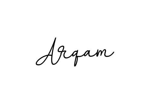 You should practise on your own different ways (BallpointsItalic-DORy9) to write your name (Arqam) in signature. don't let someone else do it for you. Arqam signature style 11 images and pictures png