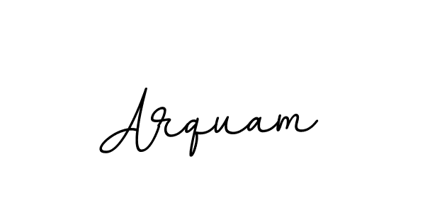 How to make Arquam name signature. Use BallpointsItalic-DORy9 style for creating short signs online. This is the latest handwritten sign. Arquam signature style 11 images and pictures png