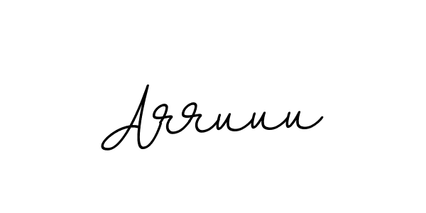 Create a beautiful signature design for name Arruuu. With this signature (BallpointsItalic-DORy9) fonts, you can make a handwritten signature for free. Arruuu signature style 11 images and pictures png