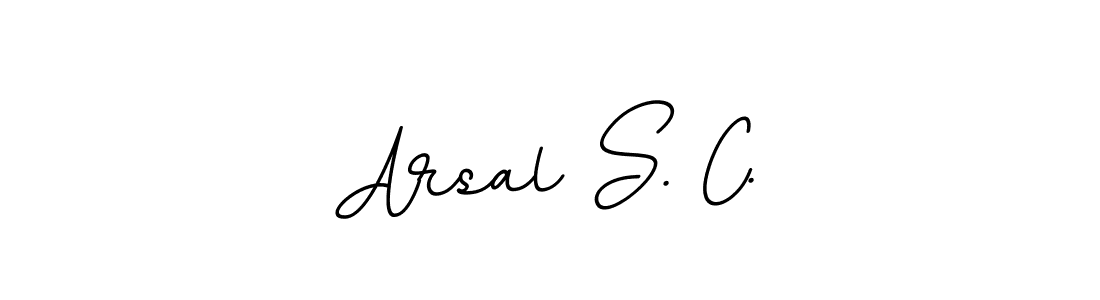 Similarly BallpointsItalic-DORy9 is the best handwritten signature design. Signature creator online .You can use it as an online autograph creator for name Arsal S. C.. Arsal S. C. signature style 11 images and pictures png