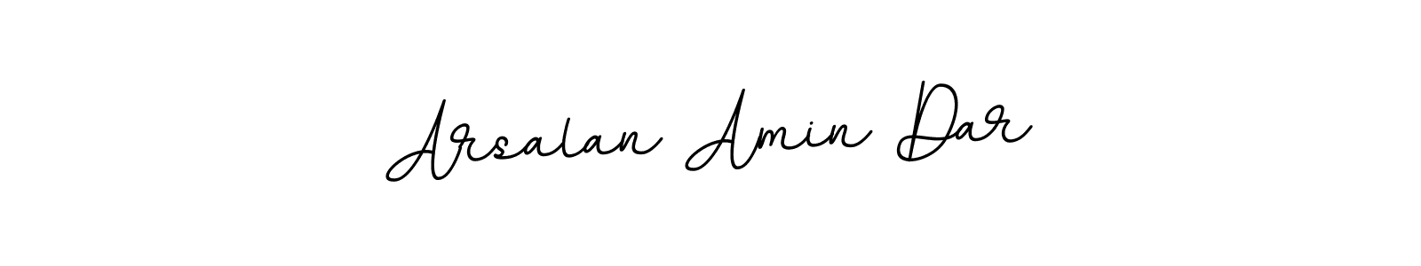 The best way (BallpointsItalic-DORy9) to make a short signature is to pick only two or three words in your name. The name Arsalan Amin Dar include a total of six letters. For converting this name. Arsalan Amin Dar signature style 11 images and pictures png
