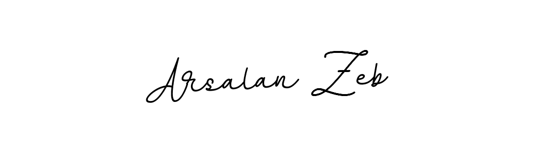 Make a beautiful signature design for name Arsalan Zeb. With this signature (BallpointsItalic-DORy9) style, you can create a handwritten signature for free. Arsalan Zeb signature style 11 images and pictures png