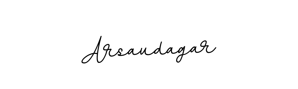 How to make Arsaudagar name signature. Use BallpointsItalic-DORy9 style for creating short signs online. This is the latest handwritten sign. Arsaudagar signature style 11 images and pictures png
