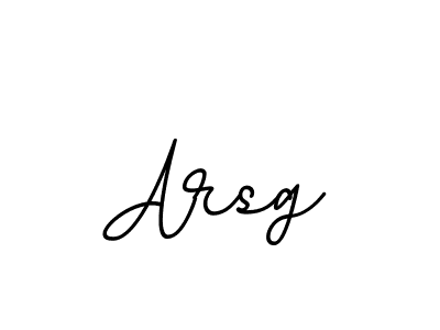 Use a signature maker to create a handwritten signature online. With this signature software, you can design (BallpointsItalic-DORy9) your own signature for name Arsg. Arsg signature style 11 images and pictures png