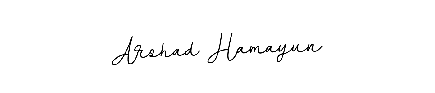 BallpointsItalic-DORy9 is a professional signature style that is perfect for those who want to add a touch of class to their signature. It is also a great choice for those who want to make their signature more unique. Get Arshad Hamayun name to fancy signature for free. Arshad Hamayun signature style 11 images and pictures png