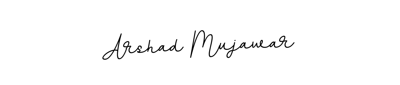 Use a signature maker to create a handwritten signature online. With this signature software, you can design (BallpointsItalic-DORy9) your own signature for name Arshad Mujawar. Arshad Mujawar signature style 11 images and pictures png