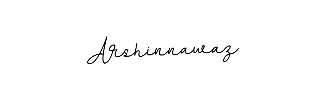 Use a signature maker to create a handwritten signature online. With this signature software, you can design (BallpointsItalic-DORy9) your own signature for name Arshinnawaz. Arshinnawaz signature style 11 images and pictures png