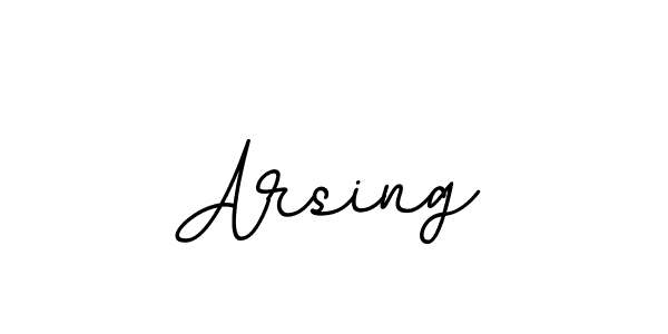 Make a beautiful signature design for name Arsing. With this signature (BallpointsItalic-DORy9) style, you can create a handwritten signature for free. Arsing signature style 11 images and pictures png