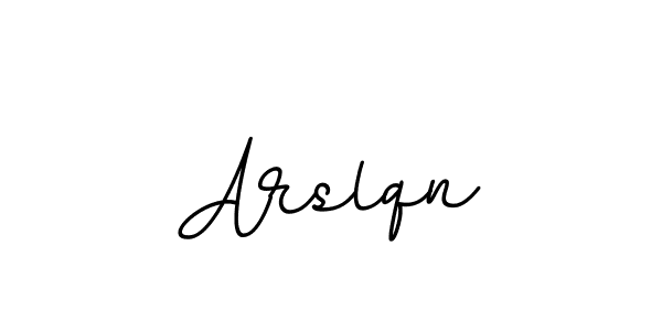 Use a signature maker to create a handwritten signature online. With this signature software, you can design (BallpointsItalic-DORy9) your own signature for name Arslqn. Arslqn signature style 11 images and pictures png