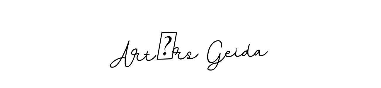 Use a signature maker to create a handwritten signature online. With this signature software, you can design (BallpointsItalic-DORy9) your own signature for name Artūrs Geida. Artūrs Geida signature style 11 images and pictures png