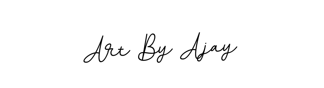 Design your own signature with our free online signature maker. With this signature software, you can create a handwritten (BallpointsItalic-DORy9) signature for name Art By Ajay. Art By Ajay signature style 11 images and pictures png