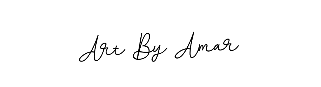 Design your own signature with our free online signature maker. With this signature software, you can create a handwritten (BallpointsItalic-DORy9) signature for name Art By Amar. Art By Amar signature style 11 images and pictures png