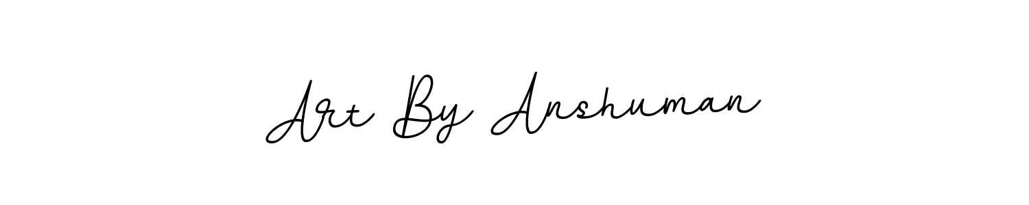 if you are searching for the best signature style for your name Art By Anshuman. so please give up your signature search. here we have designed multiple signature styles  using BallpointsItalic-DORy9. Art By Anshuman signature style 11 images and pictures png