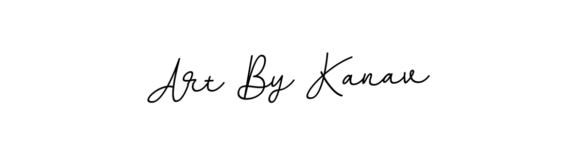 Use a signature maker to create a handwritten signature online. With this signature software, you can design (BallpointsItalic-DORy9) your own signature for name Art By Kanav. Art By Kanav signature style 11 images and pictures png