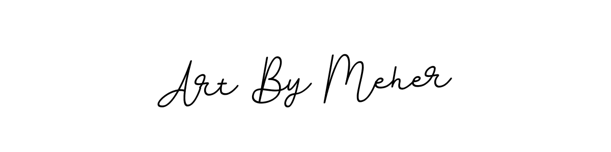 Make a beautiful signature design for name Art By Meher. With this signature (BallpointsItalic-DORy9) style, you can create a handwritten signature for free. Art By Meher signature style 11 images and pictures png