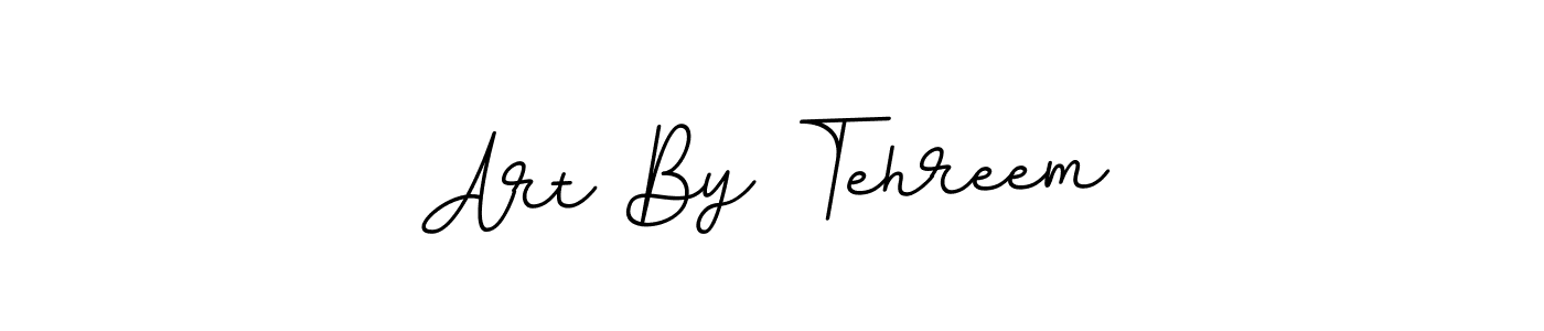 How to make Art By Tehreem name signature. Use BallpointsItalic-DORy9 style for creating short signs online. This is the latest handwritten sign. Art By Tehreem signature style 11 images and pictures png
