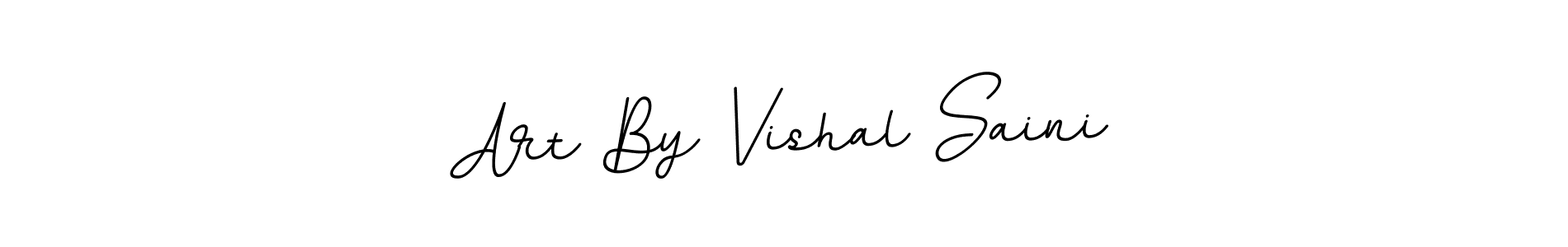 Similarly BallpointsItalic-DORy9 is the best handwritten signature design. Signature creator online .You can use it as an online autograph creator for name Art By Vishal Saini. Art By Vishal Saini signature style 11 images and pictures png