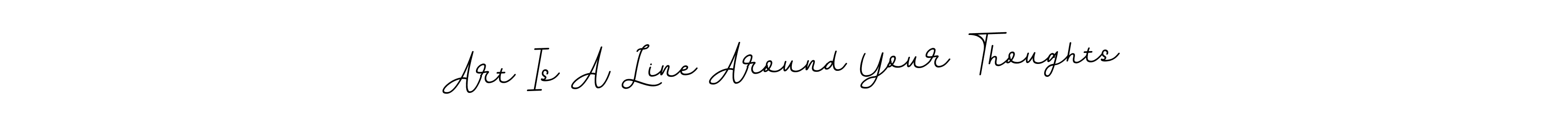 Create a beautiful signature design for name Art Is A Line Around Your Thoughts. With this signature (BallpointsItalic-DORy9) fonts, you can make a handwritten signature for free. Art Is A Line Around Your Thoughts signature style 11 images and pictures png