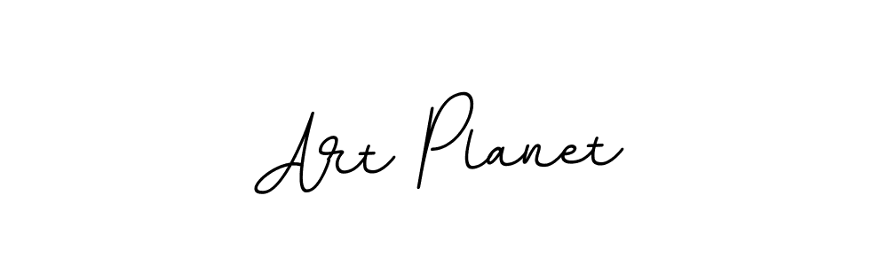 Design your own signature with our free online signature maker. With this signature software, you can create a handwritten (BallpointsItalic-DORy9) signature for name Art Planet. Art Planet signature style 11 images and pictures png