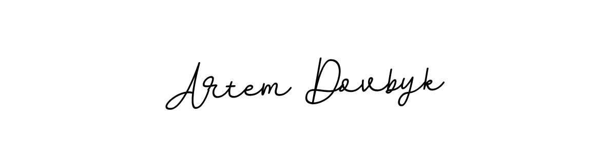 Artem Dovbyk stylish signature style. Best Handwritten Sign (BallpointsItalic-DORy9) for my name. Handwritten Signature Collection Ideas for my name Artem Dovbyk. Artem Dovbyk signature style 11 images and pictures png