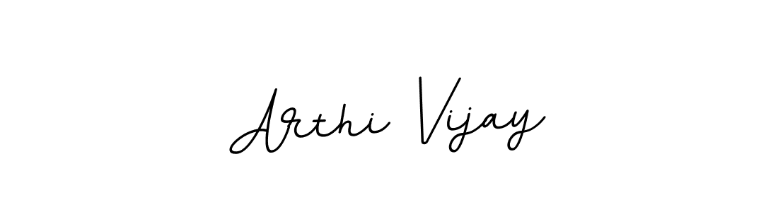 Use a signature maker to create a handwritten signature online. With this signature software, you can design (BallpointsItalic-DORy9) your own signature for name Arthi Vijay. Arthi Vijay signature style 11 images and pictures png