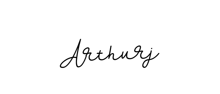 Make a beautiful signature design for name Arthurj. With this signature (BallpointsItalic-DORy9) style, you can create a handwritten signature for free. Arthurj signature style 11 images and pictures png