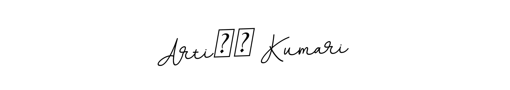 Use a signature maker to create a handwritten signature online. With this signature software, you can design (BallpointsItalic-DORy9) your own signature for name Arti❤️ Kumari. Arti❤️ Kumari signature style 11 images and pictures png