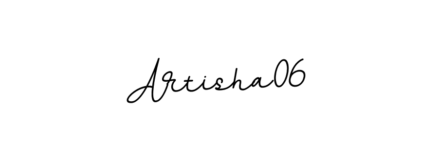 Artisha06 stylish signature style. Best Handwritten Sign (BallpointsItalic-DORy9) for my name. Handwritten Signature Collection Ideas for my name Artisha06. Artisha06 signature style 11 images and pictures png